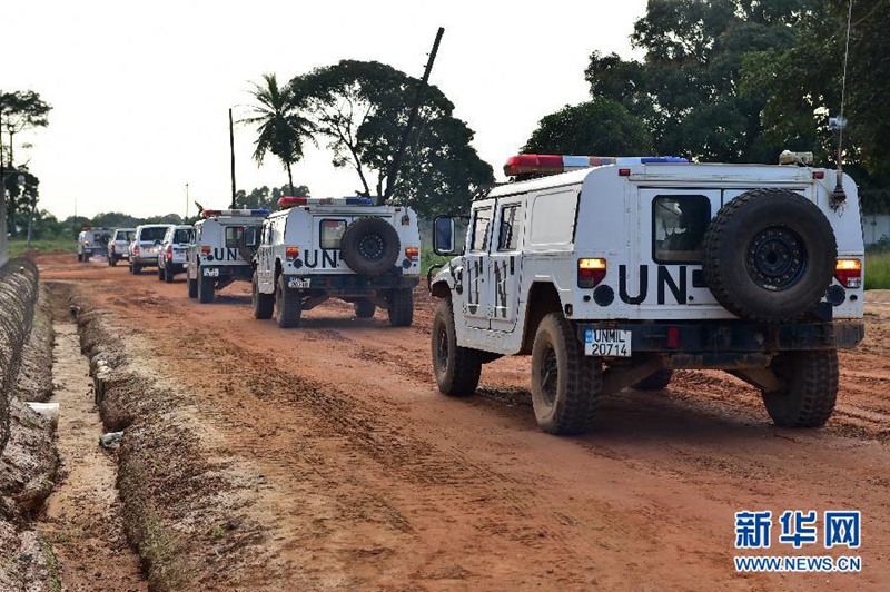 Chinesische Polizeikr?fte sichern ?Independence Day“-Feierlichkeiten in Liberia