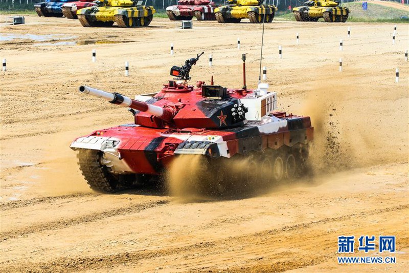 China gewinnt in den Internationalen Armeespielen im Panzerwettbewerb