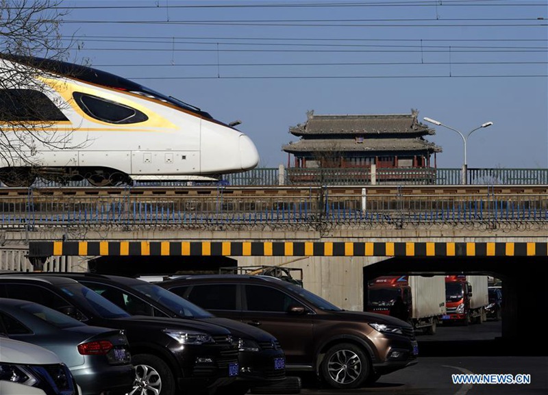 Zunehmende Zahl von Passagieren auf Chinas Zugstrecken im Vorfeld des Frühlingsfests