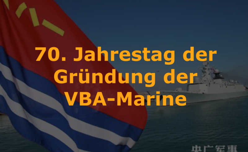 70. Jahrestag der Gründung der VBA-Marine