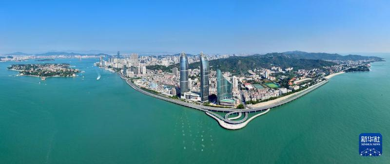 Harmonische Koexistenz zwischen Mensch und Natur in Xiamen