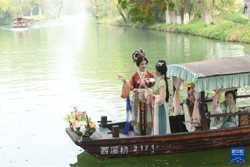 Feier des Huazhao-Festes in Hangzhou, Ostchina