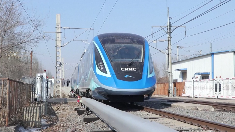 Chinas Wasserstoffzug absolviert Testfahrt mit 160 km/h