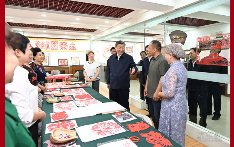 Xi Jinping auf Inspektion in Ningxia