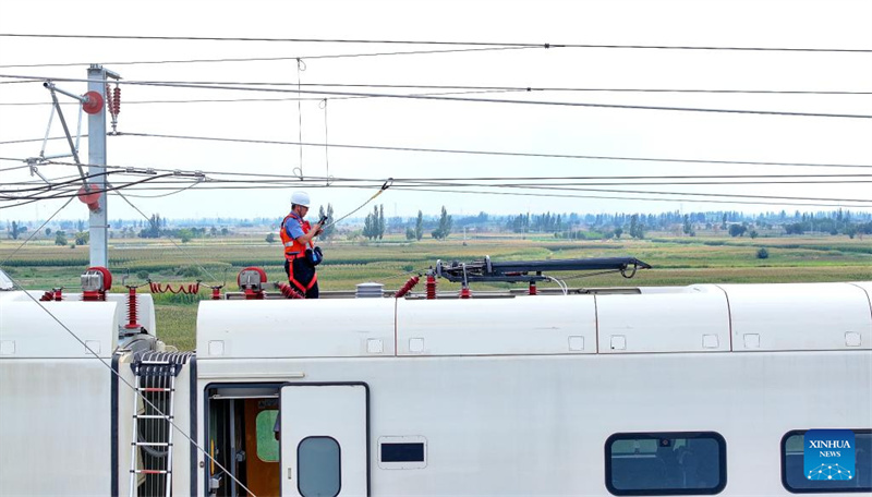 Fehlersimulationsübung auf der Hochgeschwindigkeitsstrecke Baotou-Yinchuan