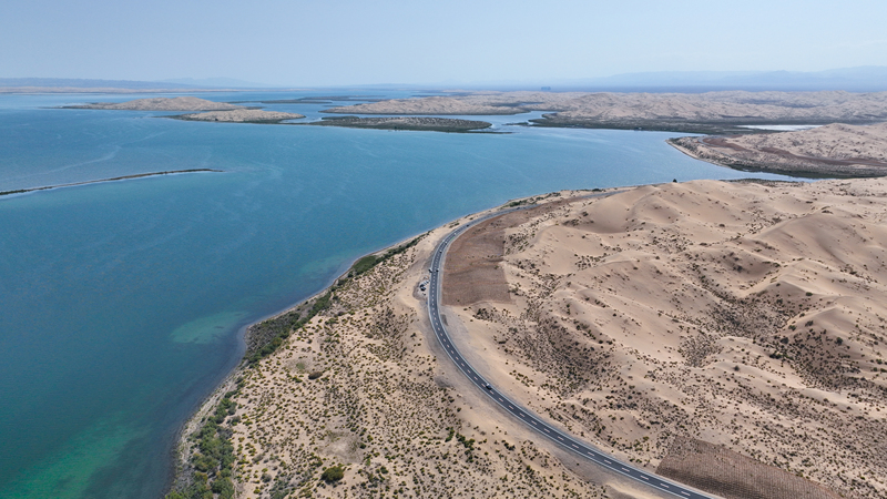 Neue Autobahn in Xinjiang